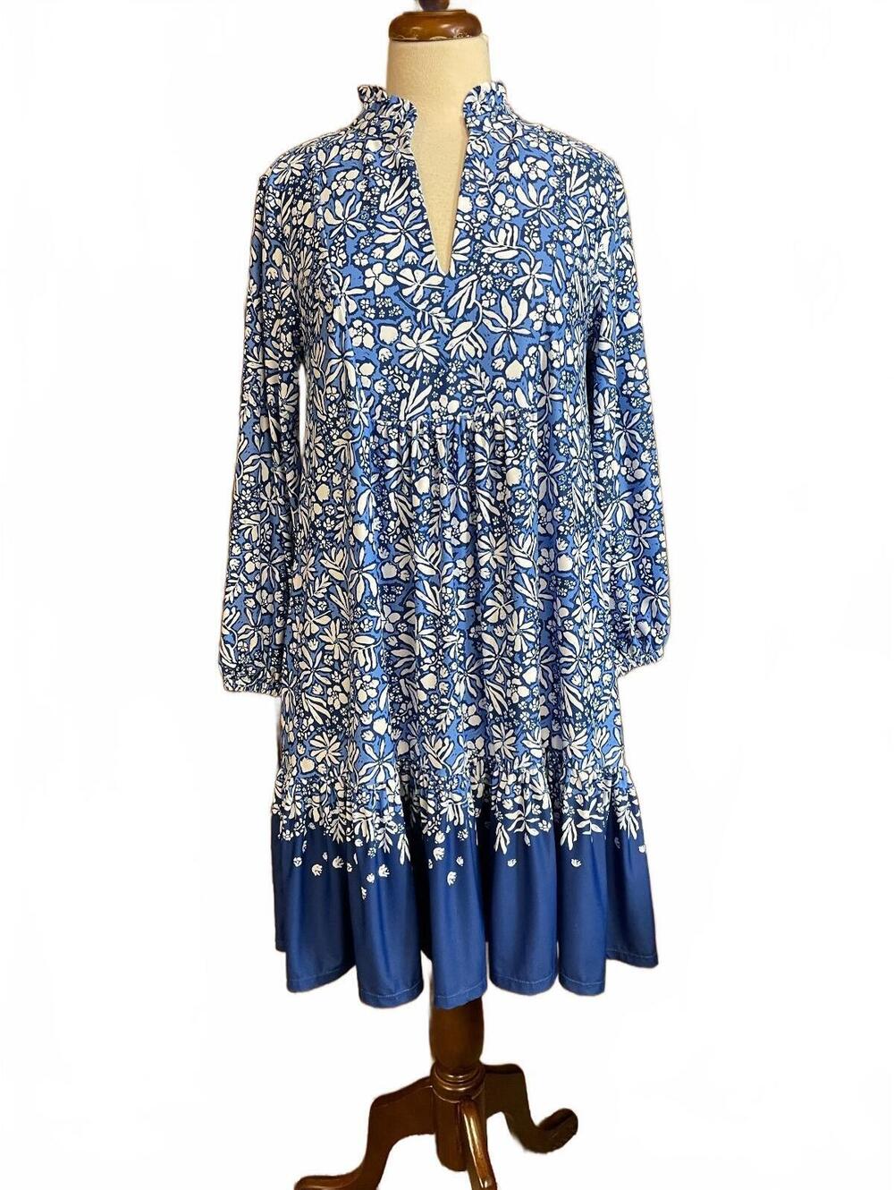 Cabana Life Seaside Floral Relaxed Dress in size medium
